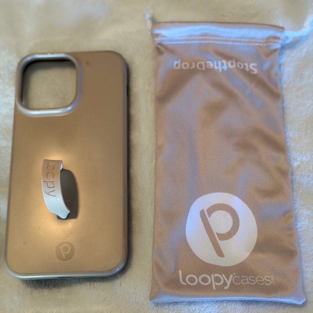 Loopy Case iPhone 14 Pro Max – Sandstone Matte (Righty)